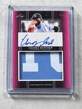 2019 Leaf Perfect Game Charez Butcher SP Pink Patch Auto /10 #PA-CB2