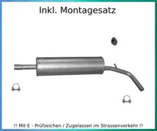 Mittelschalldämpfer für Seat Mii 1.0 44/55KW Auspuff Mitteltopf Montagesatz