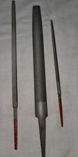 3 Simonds Files 2 NOS - 6 INCH SQUARE BASTARD 4 Inch Rnd Bastard - Picture 2 of 2