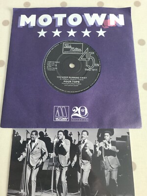 Four Tops ~  Walk Away Renee ~ You Keep Running Away ~ Tamla Motown ~ TMG  1011