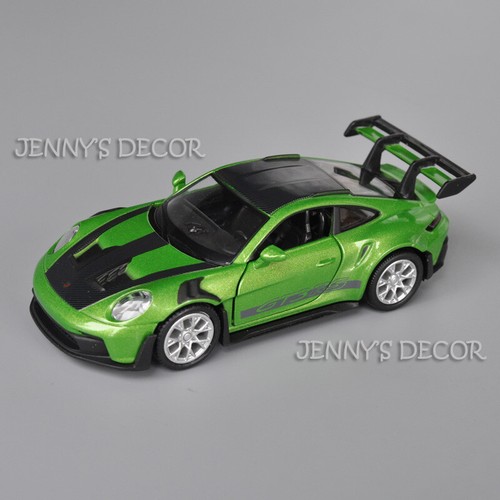 1:36 Scale Diecast Model Car Toy Porsche GT3 RS Weissach Pull Back Replica - Picture 8 of 10