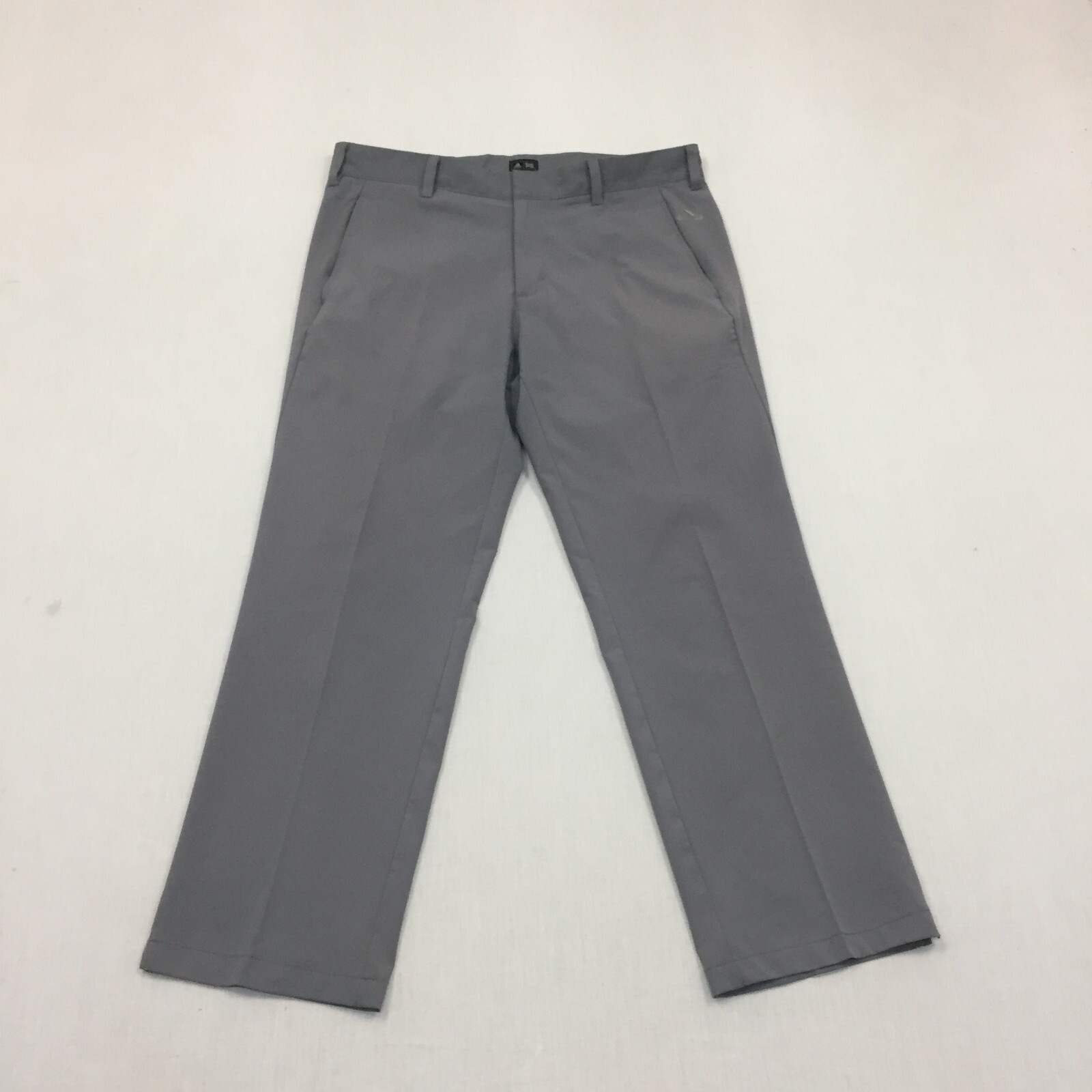 Adidas Golf Trousers Mens W34 L28 Straight Fit Grey