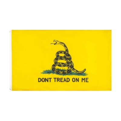 Don't Tread on Me 3x5FT Flag Banner Gadsden Tea Party Patriot Conservative USA