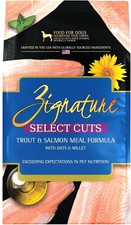 Zignature Select Cuts Trout Salmon Formula Dry Dog Food 25lb,All Life Stages