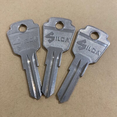 3x SILCA RO6 RONIS ILCO 61PD UNCUT BLANK CAR AUTOMOTIVE KEY NOS NEW OLD STOCK
