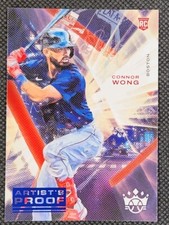 2022 Diamond Kings Baseball #76 Connor Wong RC ARTIST’S PROOF