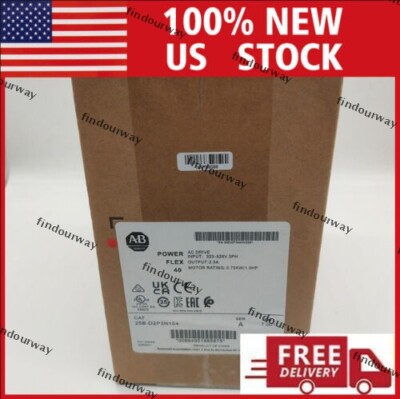 25B-D2P3N104 Allen-Bradley AB 525 480V 1.0HP AC Drive 25B D2P3N104 NEW US