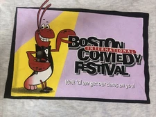 Boston International Comedy Festival Crew Neck "Comedian" T-Shirt Size L