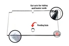 5.5 Gallon Aquarium Lid Clear Polycarbonate.