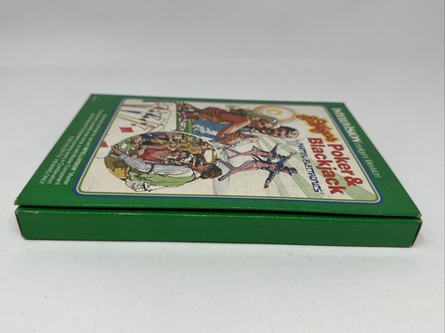 Las Vegas Poker & Blackjack Intellivision 1979 Complete with Manual and Overlays - Picture 6 of 15