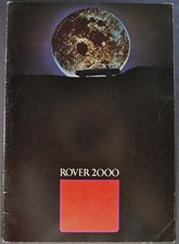 1971-1972 Rover 2000 Catalog Sales Brochure Sc Tc Sedan Nice Original 1971-1972 Rover 2000 Catalog Sales Brochure Sc Tc Sedan Nice Original