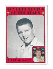 1972 Topps #344 Dave McNally, Boyhood Photo of the Stars, Baltimore Orioles