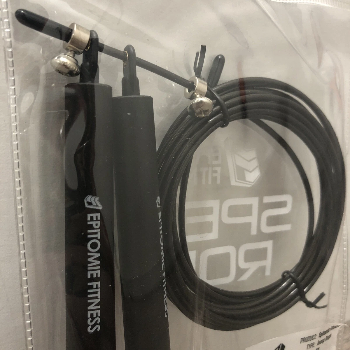 Epitomie Speed Jump Rope Adjustable Jumping Rope for Fitness Fast Lightweight