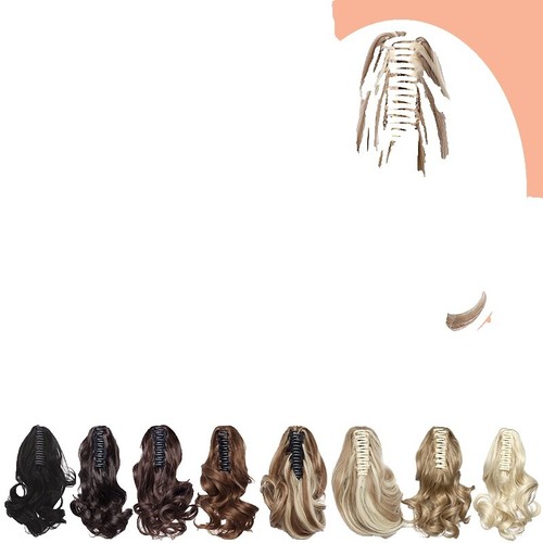 INH Hair Miya Ponytail Ash Brown Roots Sandy Blonde, New  display picture 1