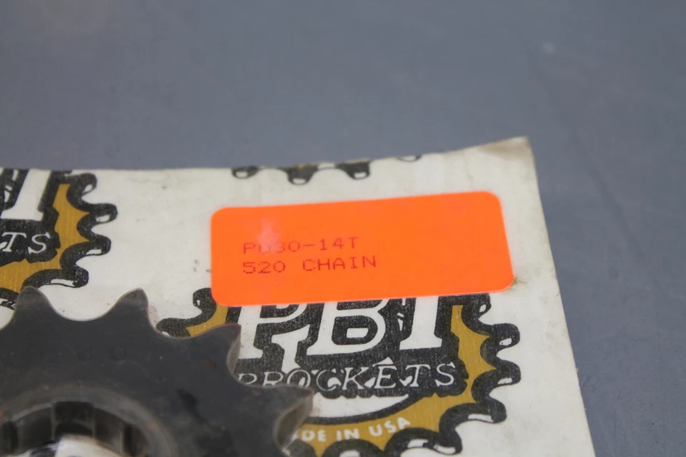 PBI SPROCKETS PRO ONLY FRONT CR SPROCKET 520P 14T P030-14T #2 - Image 3 of 4