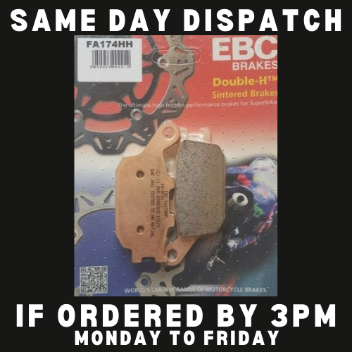 EBC Brake Pads Honda CBR600 F1 F2 FS1 FS2 Sport HH Rear 2001 2002 Sinter FA174HH