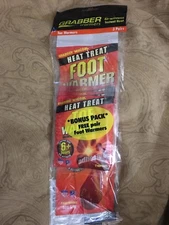 Grabber Heat Treat Foot Warmer 6+ Hr Insoles 3 Pack S/M Womens NOS