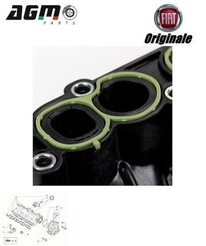 COLLETTORE ASPIRAZIONE ORIGINALE FIAT BRAVO DOBLO ALFA GIULIETTA 1.6 D 55259084 - Zdjęcie 9 z 15