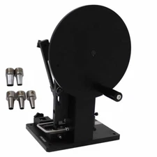 Leather Belt Punching Machine with Manual Operation Shake Adjustable Spacing