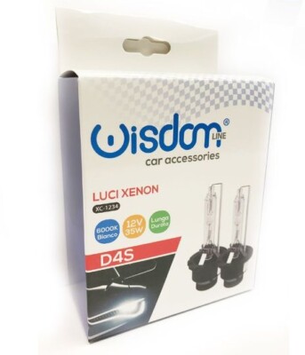 2 Lampade Bi-Xeno D1S 35W 6000K Bianco - Per Fari Auto - NUOVE