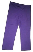 Crest Unisex Drawstring Scrub Pants Purple Size Small Style 114 57 A-34