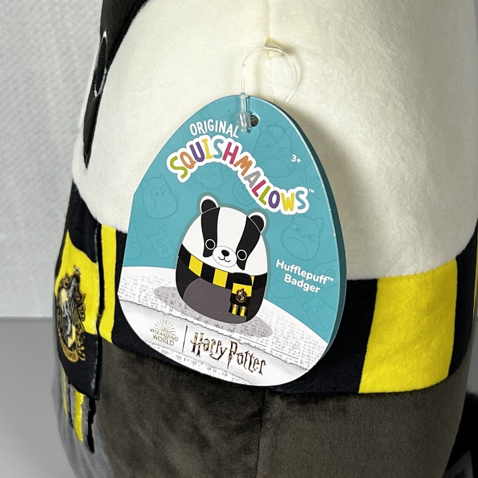 SQUISHMALLOWS HARRY POTTER Hufflepuff Badger 10 Plush Toy BNWT Kellytoy  2023 $59.95 - PicClick AU