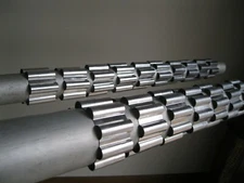 Boiler Pipe Heat Exchanger Bands.  Set of 6 custom Heat Reclaim Radiators