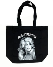 DOLLY PARTON Cotton Canvas Tote Bag Shopping Bag Music Memorabilia New 