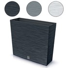 Set di vasi rettangolari Furu Case T alti moderni scanalati fioriera plastica