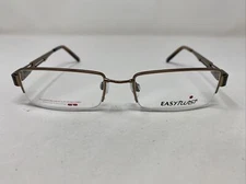 Easy Twist CT193 10 53-16-135 Brown Matte Full Rim Metal Eyeglasses Frame ZN94