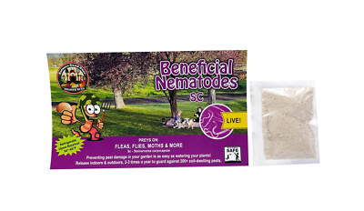 Beneficial Nematodes SC - Targets Fleas, Flies, Moths & More