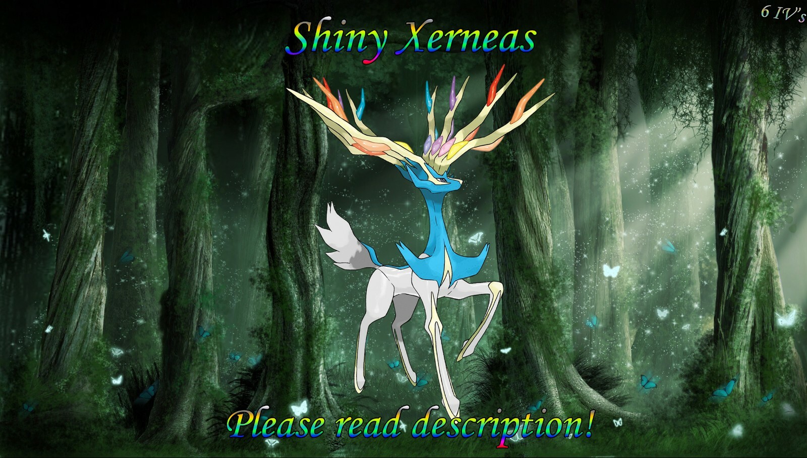 Shiny Xerneas 6IV Pokemon X/Y OR/AS S/M US/UM Sword/Shield eBay