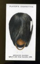 1931 Players Military Head Dress Grenadier Guards bearskin #47