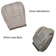 For 1999-2001comaptible With Cadillac Escalade Perf Leather Shale Tan Seat Cover