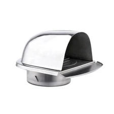 4in Exhaust Air Vent Cover Louvered Vent Cover Stainless Steel Exterior Exhau...