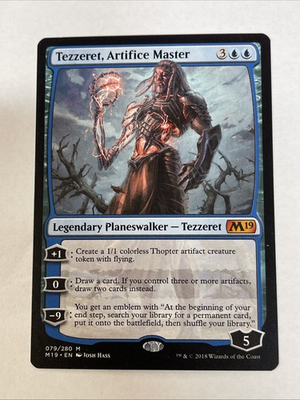 #ad #ad Tezzeret Artifice Master Core Set 2019 #79 Mythic $5.29