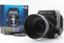 CLA d Lens, Hood N MINT Mamiya RB67 Pro S Film Camera Sekor C 90mm fr. JAPAN