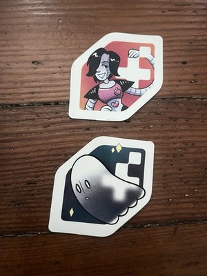 UNDERTALE Mettaton And Napstablook Fangamer Sticker Lot #001 #002