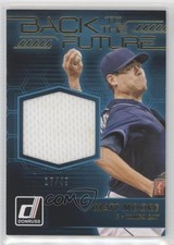2017 Panini Donruss Back to the Future Materials Gold 17/49 Matt Moore 0b0