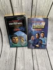 Star Trek Books Yesterdays Son AND Corona