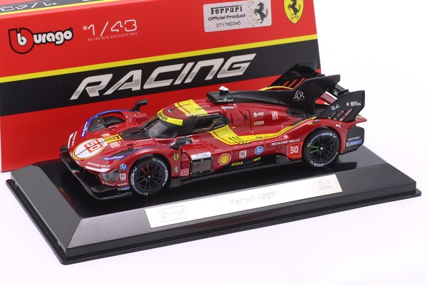Ferrari 499P #50 24H Lemans 2025 Fuoco, Nielsen, Molina 1:43 Bburago-image