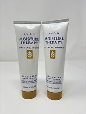 2 AVON Moisture Therapy Oatmeal Hand Cream- 4.2 oz Dry Itchy Skin Eczema