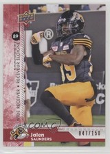 2018 Upper Deck CFL Red 47/150 Jalen Saunders #82 r6v