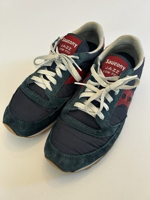 Saucony Jazz Sneakers Mens 9.5 S2866-167 Blue Suede Classic Athlete Casual Shoes