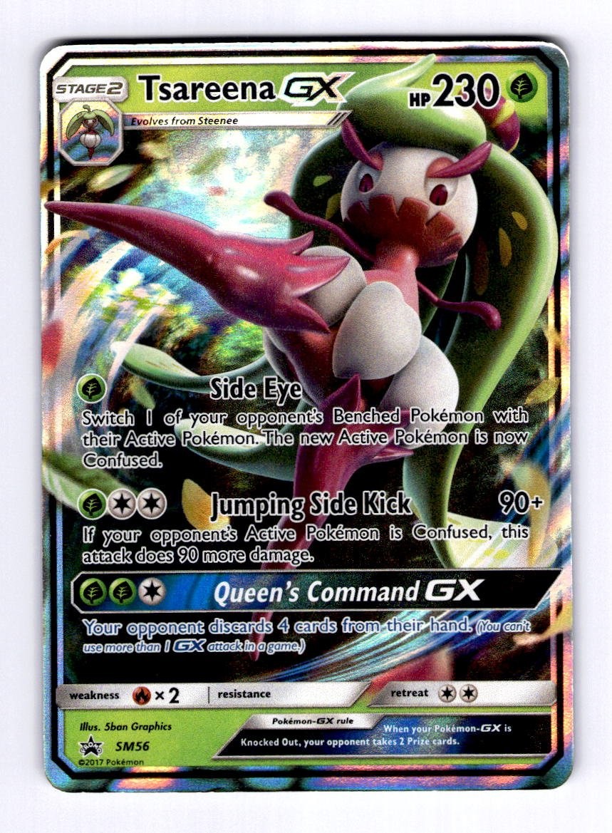 Tsareena GX - SM56 SM Promos #SM56 (2017) Promo Holo LP Pokemon