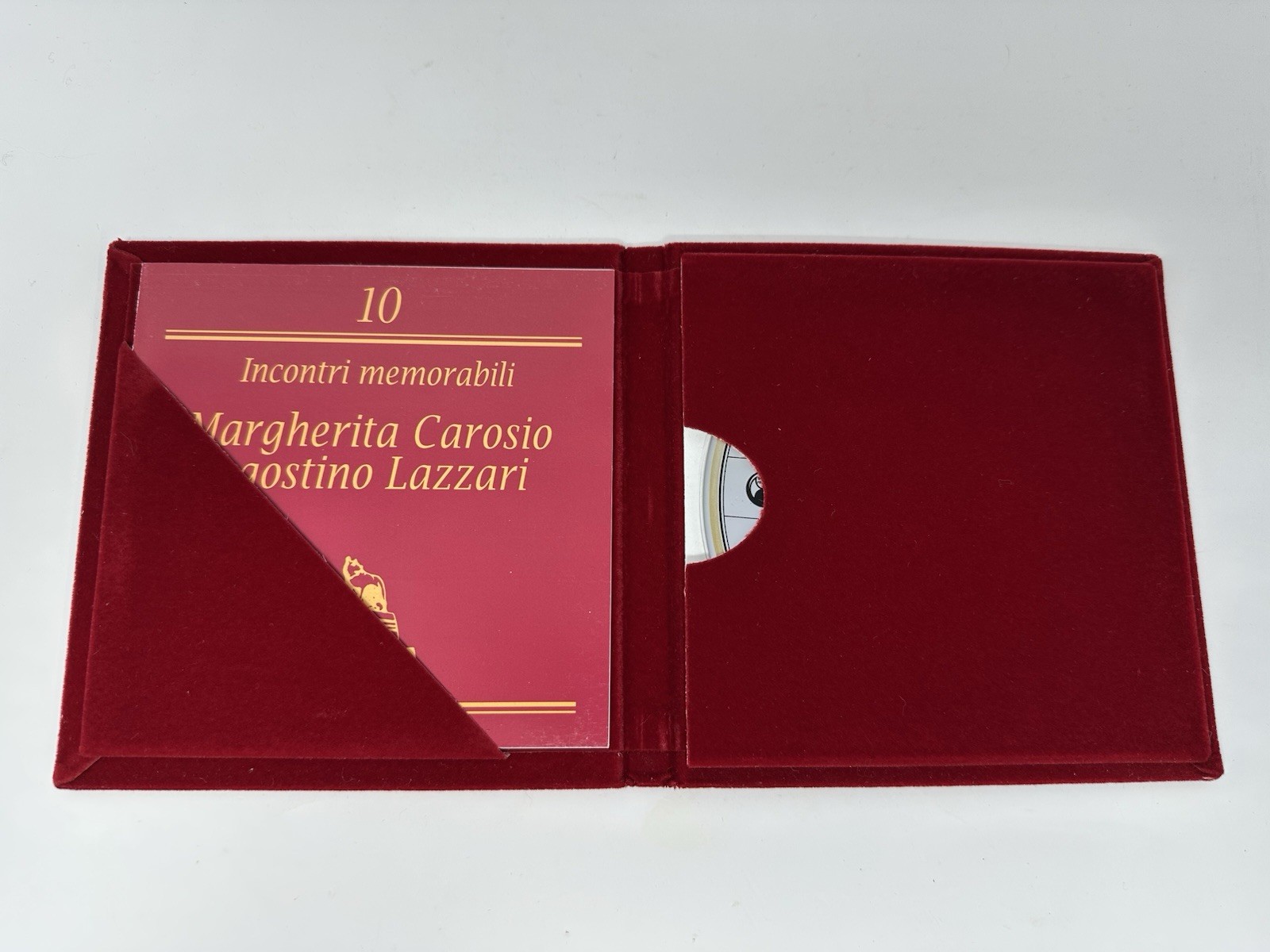 Margherita Carosio Agostino Lazzari - Incontri Memorabili 10 - 1994 Cetra CD