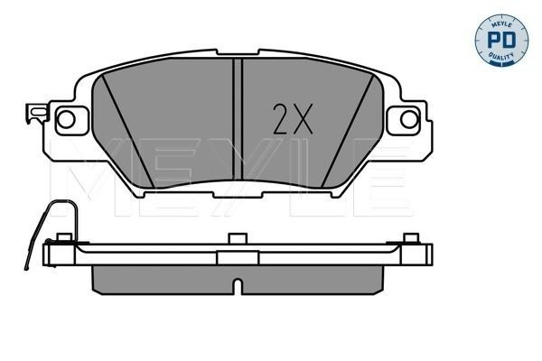 Meyle Plaquettes De Frein Arrière Compatibles Avec Mazda CX-5 | 025 223 3214/PD