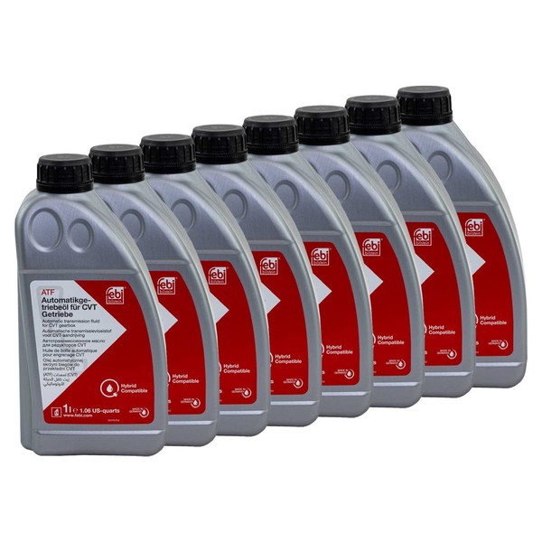 GetriebeöL AutomatikgetriebeöL ATF CVT Febi 27975 8 X 1 Liter FüR Audi Subaru-image