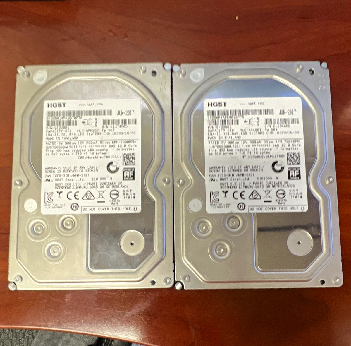 HGST 6TB SAS HDD 3.5インチ HGST SAS Internal Hard Disk Drives 6 TB Storage Capacity for sale