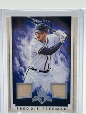 2015 Panini Baseball Diamond Kings Freddie Freeman Dual Bat Materials /49